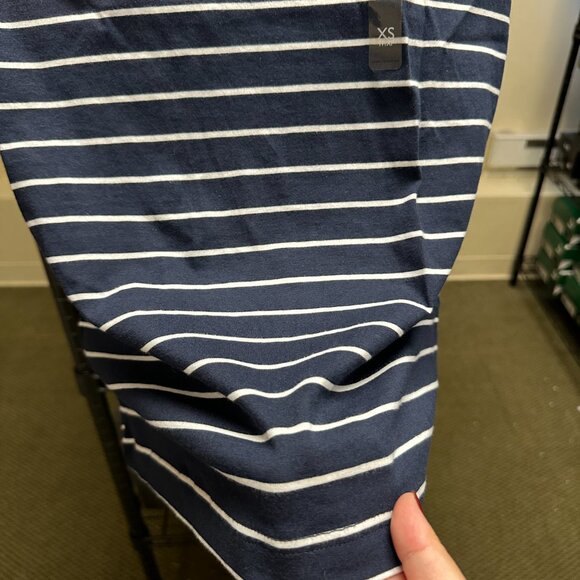 NWT! Tommy Hilfiger Men’s Stripe Polo Short In Navy/White Size XS/S/M/L - Picture 3 of 6